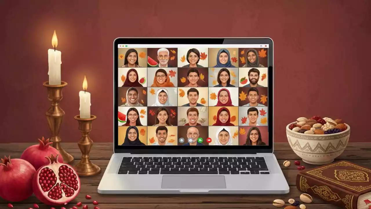 جشن یلدای مجازی سازمانی