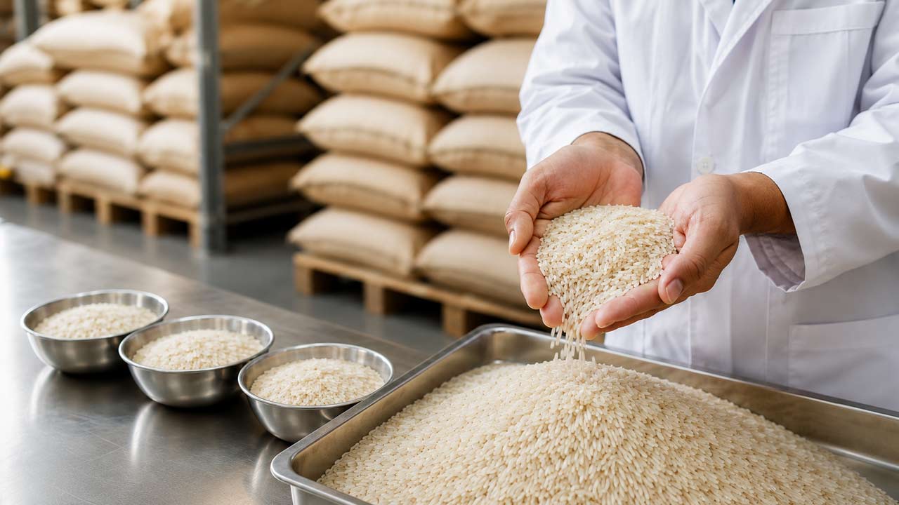جدول ارزیابی برنج رستورانی